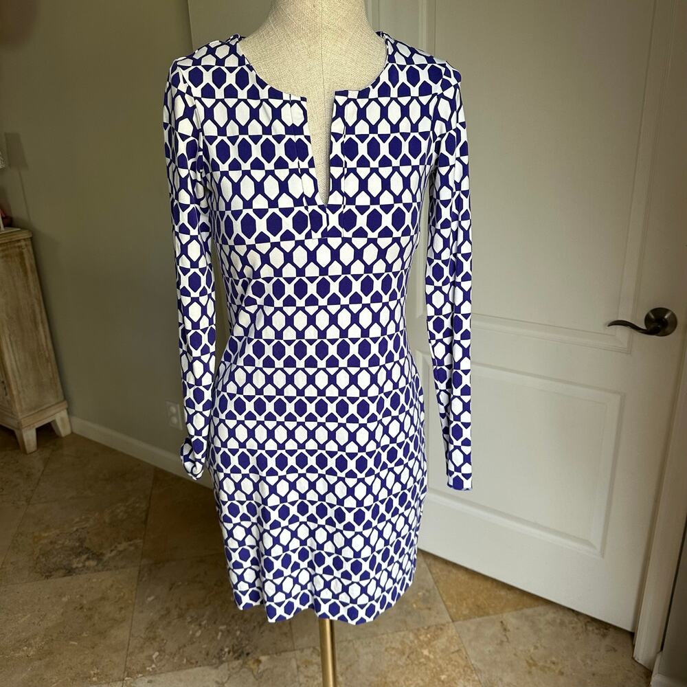 Diane Von Furstenberg Reina long-sleeve dress Sz 4